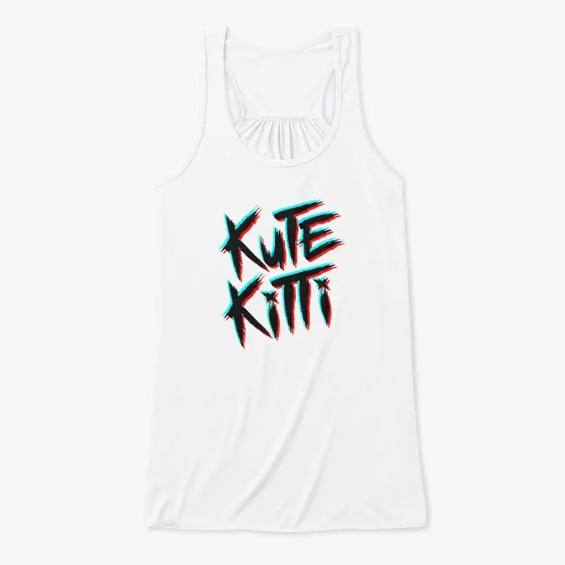 Kute Kitti Stressed Logo Blurry