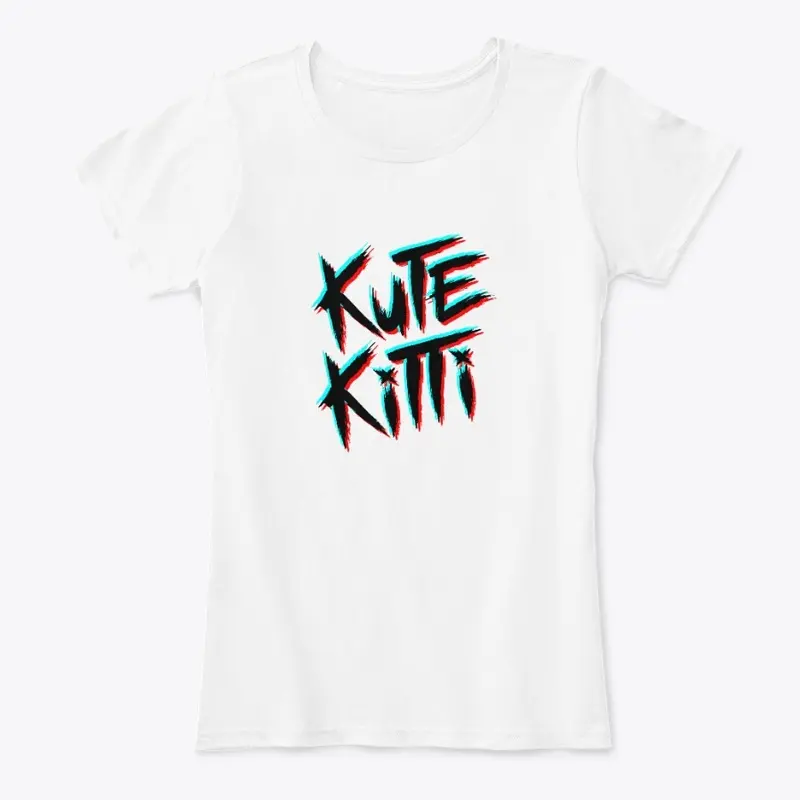 Kute Kitti Stressed Logo Blurry