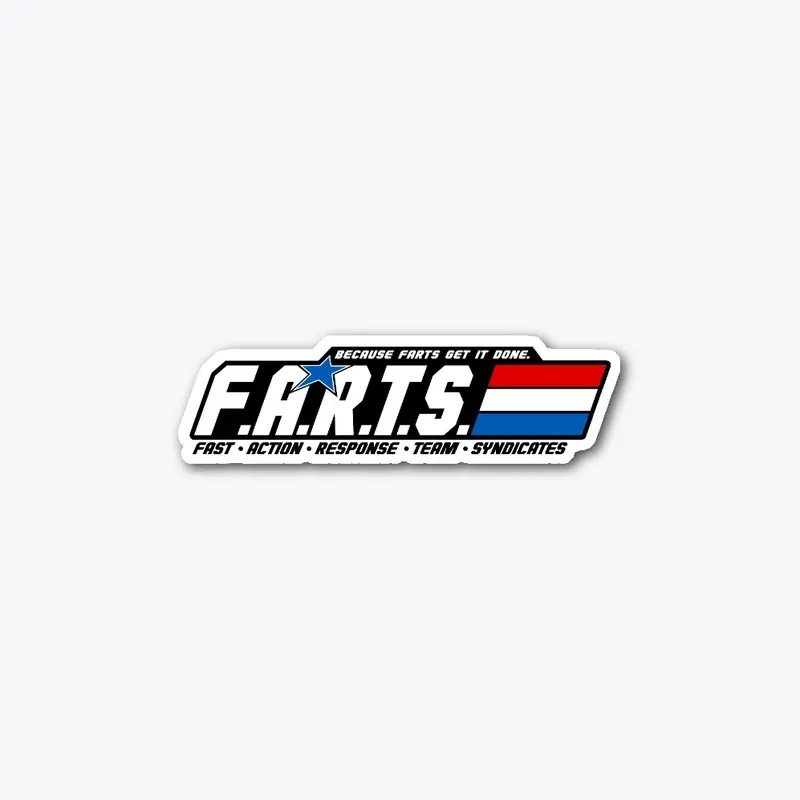 F.A.R.T.S. 3.5" Logo Sticker