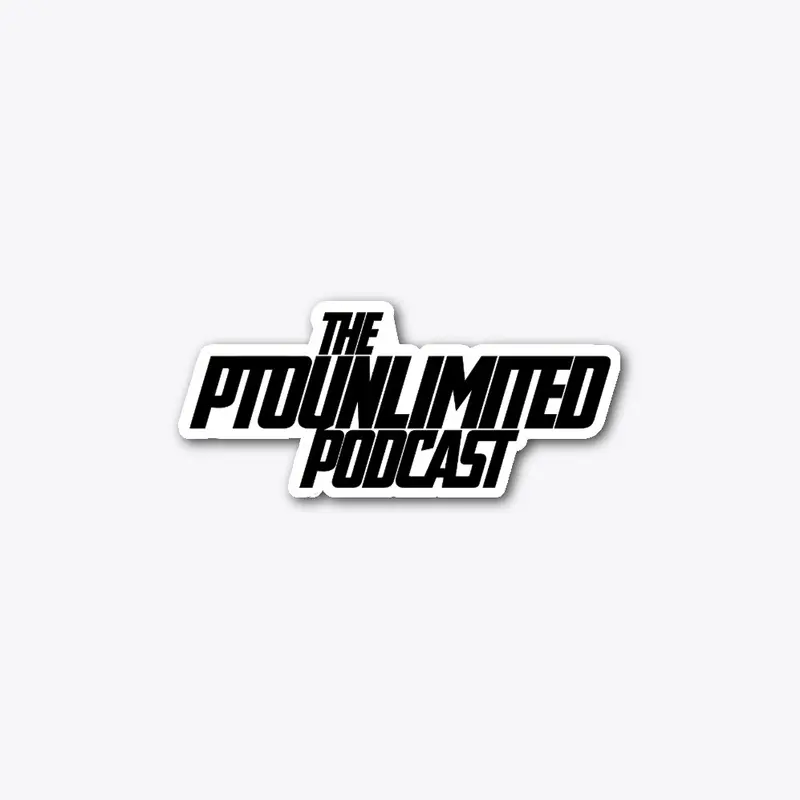 PTOUnlimited Podcast 3.5" Logo Sticker